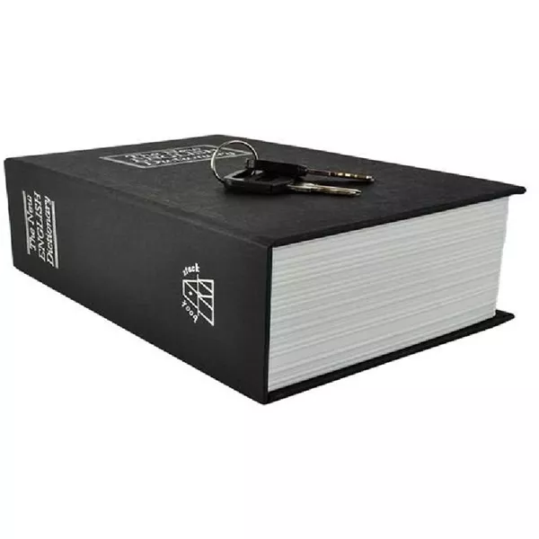 Malatec 18x11,5cm könyv formájú széf