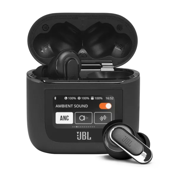 JBL Tour Pro2 True Wireless Bluetooth fekete zajszűrős fülhallgató style=