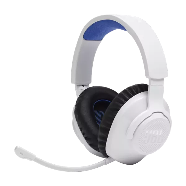 JBL Quantum 360 vezeték nélküli fehér/kék gamer headset style=