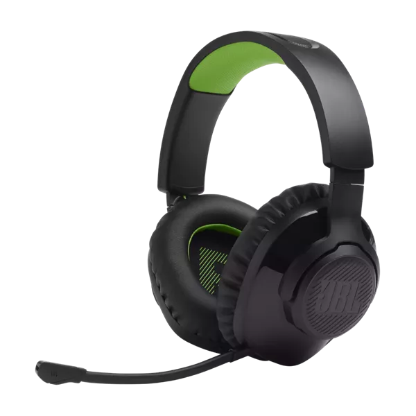 JBL Quantum 360 vezeték nélküli fekete/zöld gamer headset style=