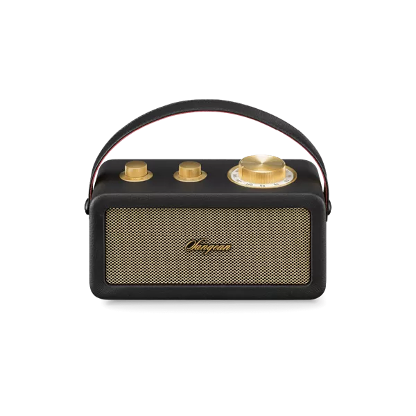 Sangean RA-101 B/G hordozható retro fekete Bluetooth/FM rádió style=
