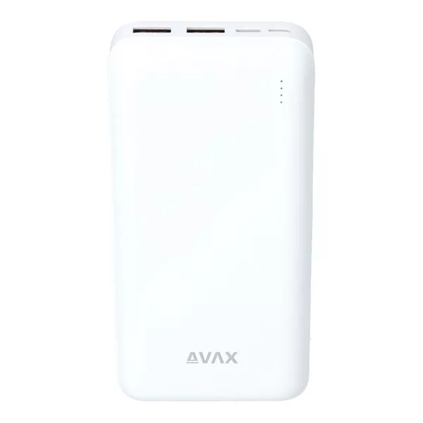 Avax PB201W LIGHTY 20000mAh fehér powerbank