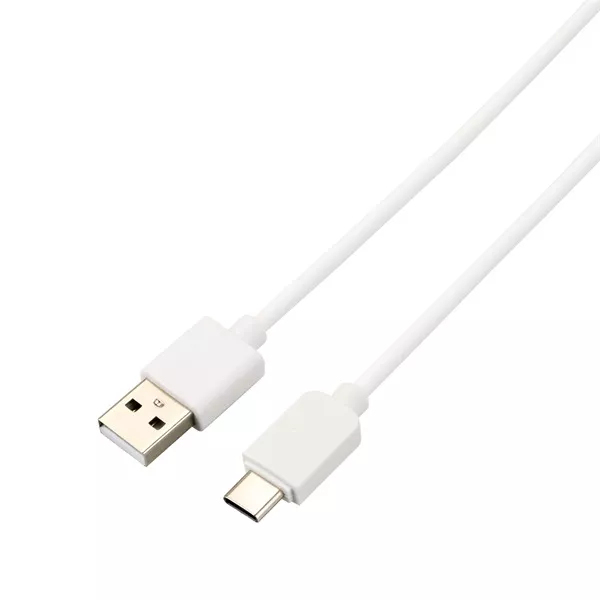 AVAX CB123W PURE 2m 2,1A USB A-Type-C fehér adat- és töltőkábel