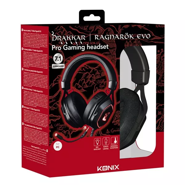 Drakkar Ragnarok Evo Pro 7.1 gamer headset