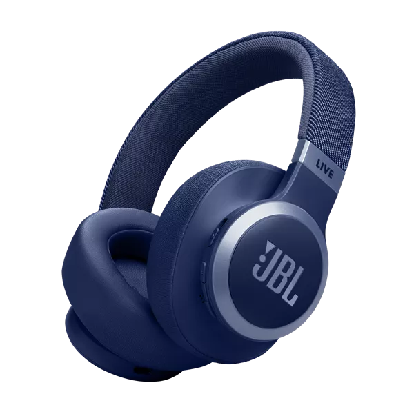 JBL LIVE 770 BTNC Bluetooth kék zajszűrős fejhallgató style=