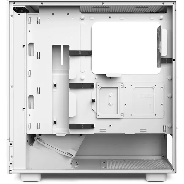 NZXT H5 Flow 2023 RGB Fehér (Táp nélküli) ablakos ATX ház