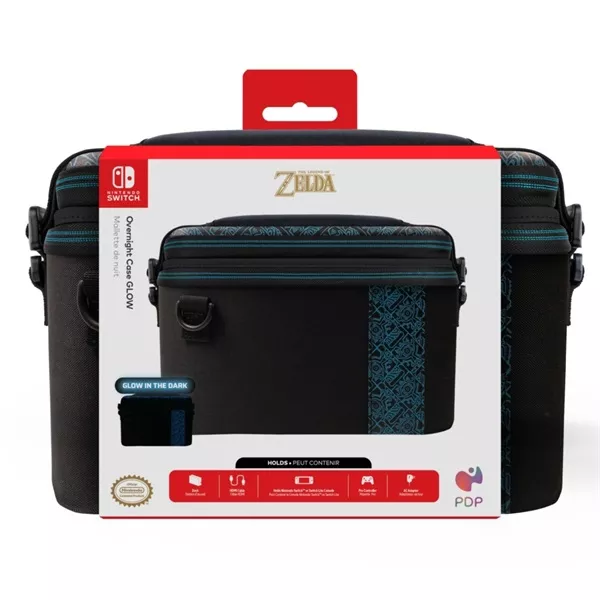PDP Pull-N-Go 2in1 Zelda: Shoot Glow in The Dark Nintendo Switch konzol táska