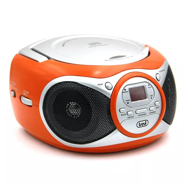 Trevi CD 512 hordozható narancssárga FM/AUX/CD boombox