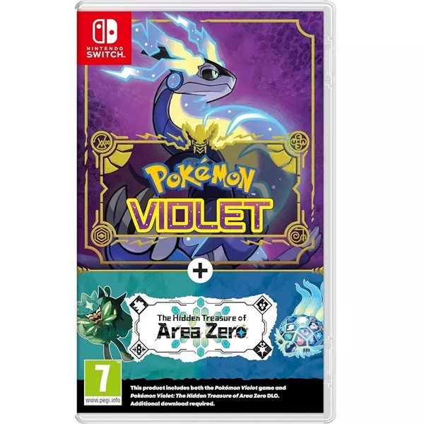 Pokémon Violet + The Hidden Treasure of Area Zero Nintendo Switch játékszoftver