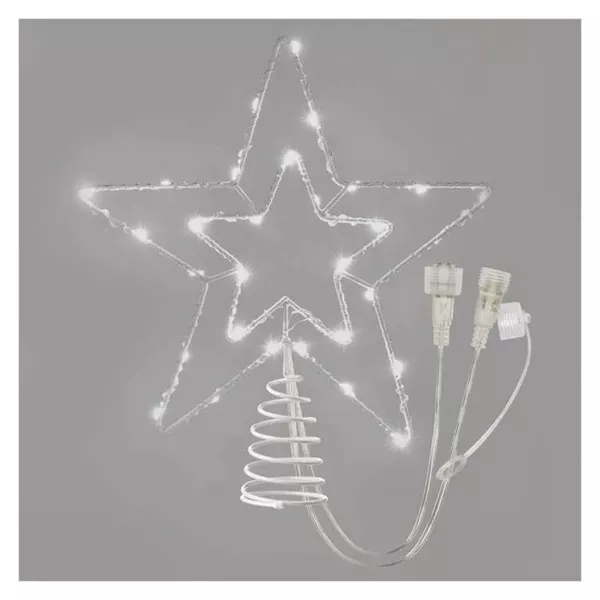 Emos D1ZC01 28,5 cm kül-beltéri hideg fehér Standard LED sorolható karácsonyi csillag