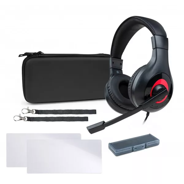 BigBen 2807405 Essential Pack Nintendo Switch fekete headset csomag
