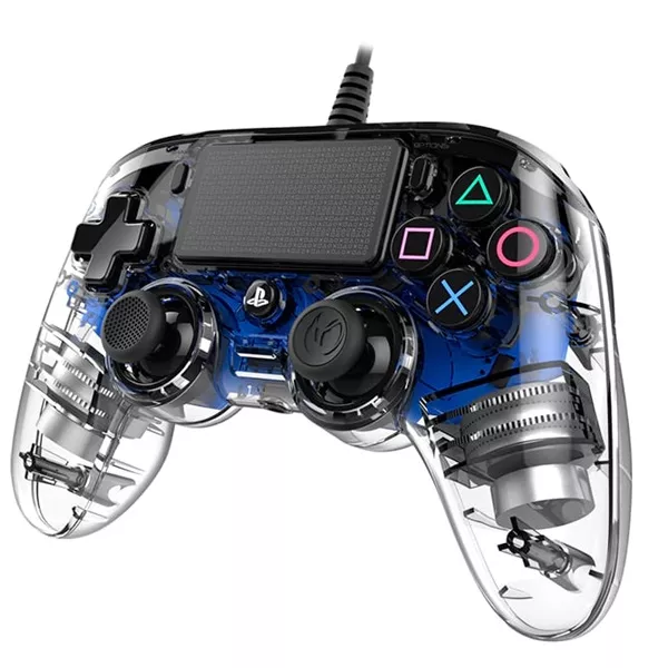 Nacon Compact PS4 átlátszó-halványkék vezetékes kontroller