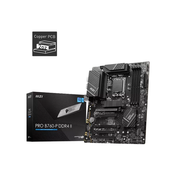 MSI PRO B760-P DDR4 II Intel B760 LGA1700 ATX alaplap