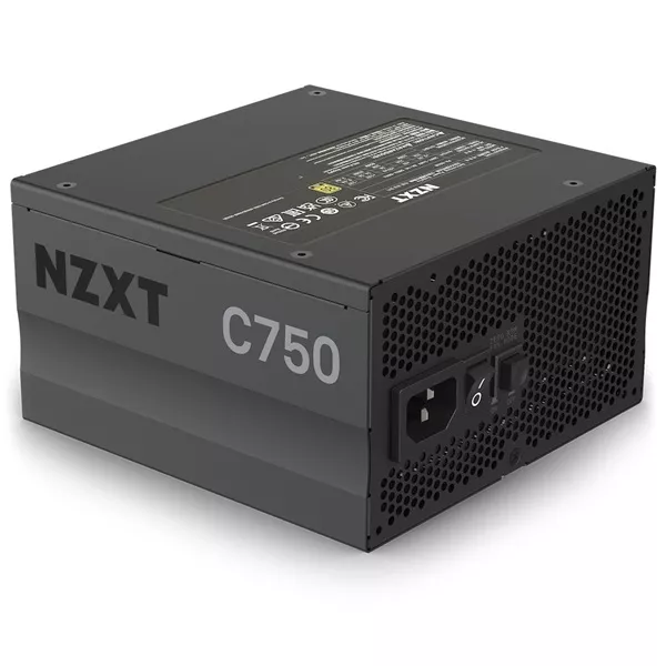 NZXT C750 750W 80+ Gold ventillátorral moduláris dobozos tápegység