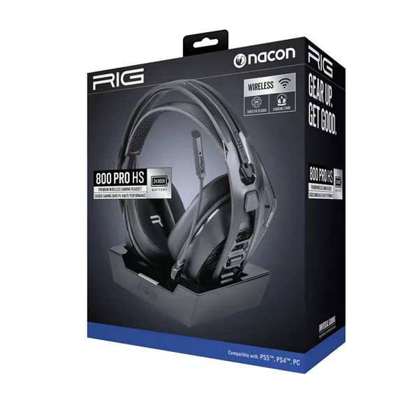 Nacon 2808590 RIG 800 PRO HS PS5 fekete gamer headset
