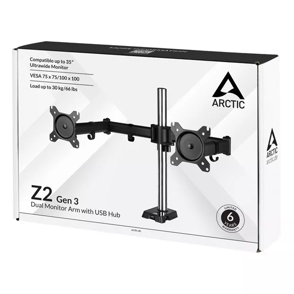 Arctic Z2 Gen 3 asztali monitor konzol