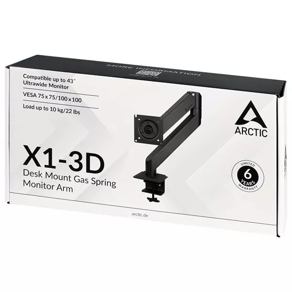 Arctic X1-3D asztali monitor konzol