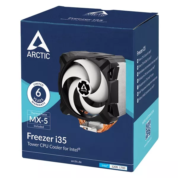 Arctic Freezer i35 Intel processzor hűtő