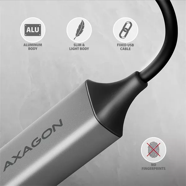 Axagon ADE-TXCA Type-A + Type-C USB 3.2 - Gigabit Ethernet adapter
