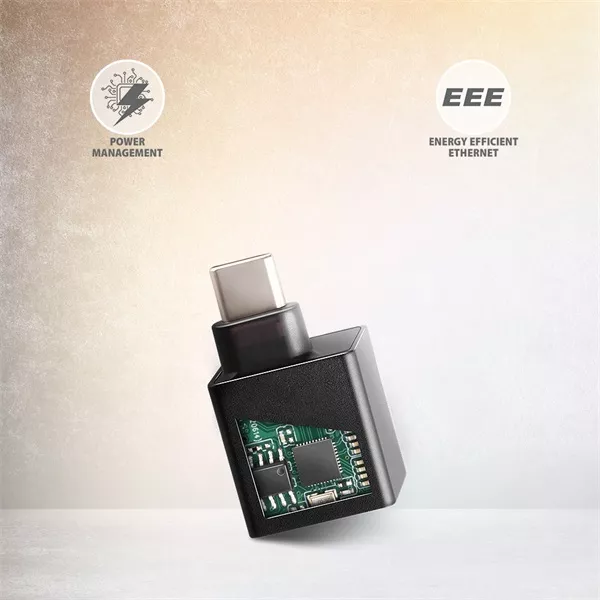 Axagon ADE-MINIC Type-C USB 3.2 - Gigabit Ethernet adapter