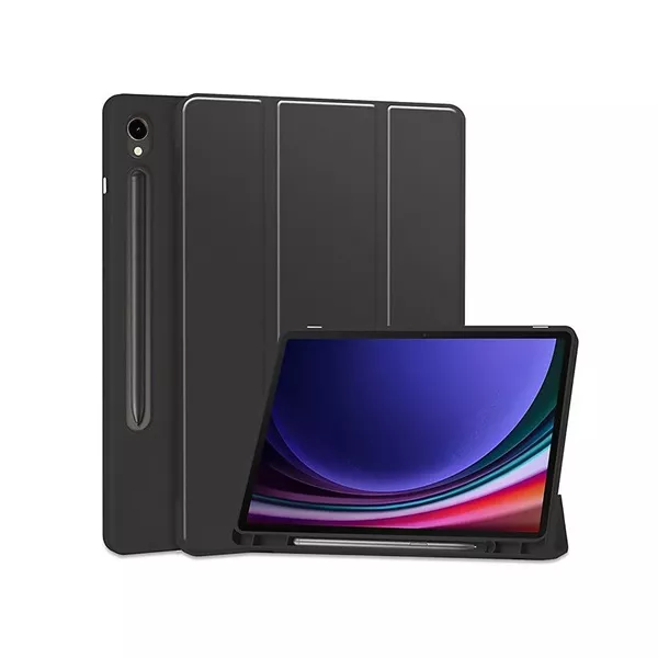Tech-Protect TP604047 Samsung X710/X716B Galaxy Tab S9 11.0 SmartCase feketet tablet tok Pencil tartóval