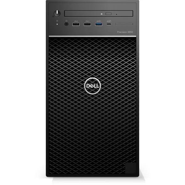 Dell Precision 3650  WORKSTATION /i5-11500/16GB/1TB M.2 SSD/460W GOLD/WIFI/RTX4000/fekete asztali számítógép
