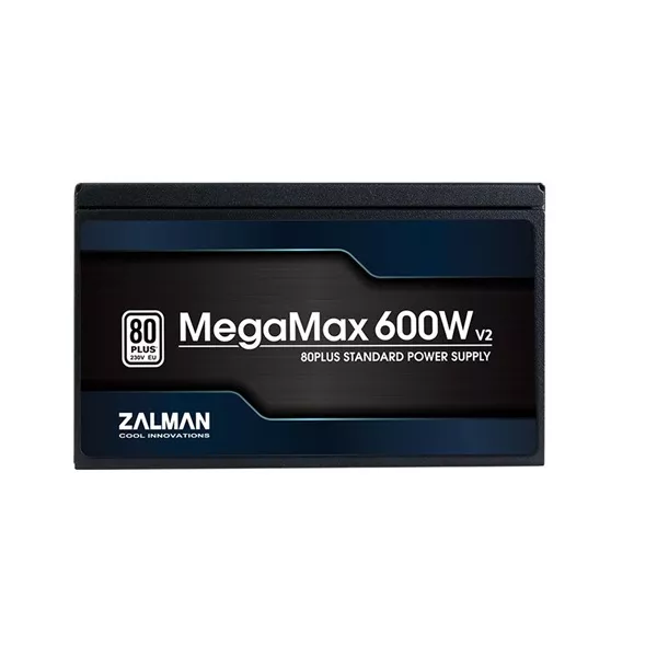 Zalman MegaMax ZM600-TXII(V2) 600W 80+ ventillátorral dobozos tápegység