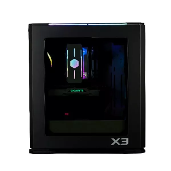 Zalman X3 fekete (táp nélküli) ablakos ATX ház