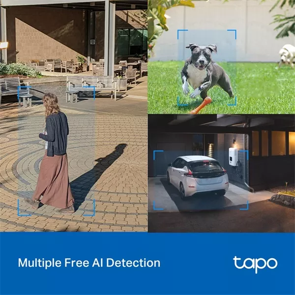 TP-Link Tapo C520WS 2K 4MP IP66 kültéri forgatható biztonsági Wi-Fi kamera