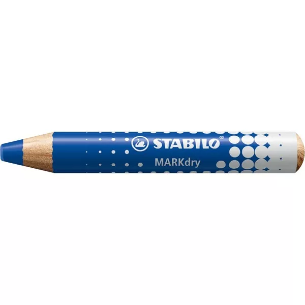 Stabilo MARKdry táblákhoz és flipchartokhoz vastag kék jelölő ceruza