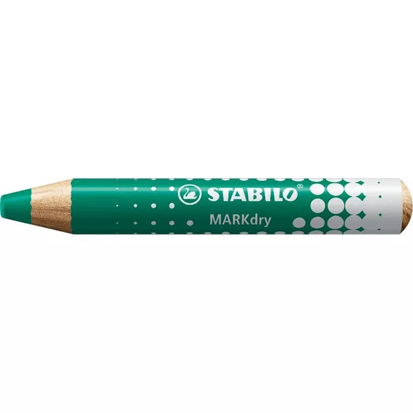 Stabilo MARKdry táblákhoz és flipchartokhoz vastag zöld jelölő ceruza