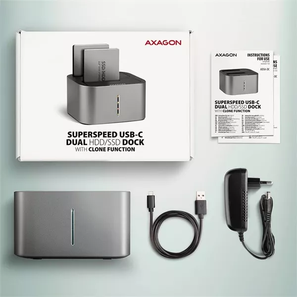 Axagon ADSA-DC SuperSpeed USB DUAL 2.5