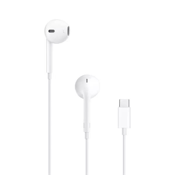 Apple Earpods USB-C csatlakozós távvezérlős fülhallgató style=