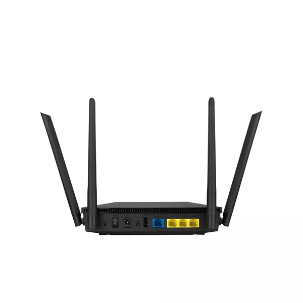 ASUS (AX1800) RT-AX53U 574+1201Mbps fekete vezeték nélküli router