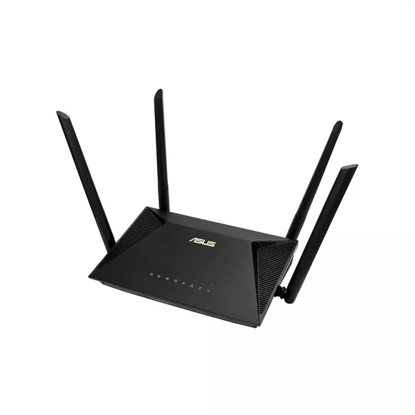 ASUS (AX1800) RT-AX53U 574+1201Mbps fekete vezeték nélküli router