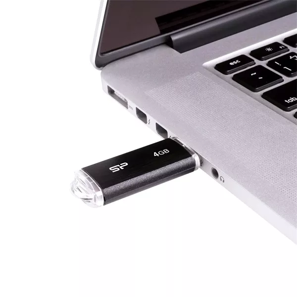 Silicon Power 4GB USB 2.0 fekete Ultima U02 Flash Drive