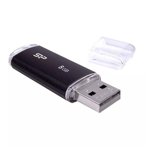 Silicon Power 8GB USB 2.0 fekete Ultima U02 Flash Drive