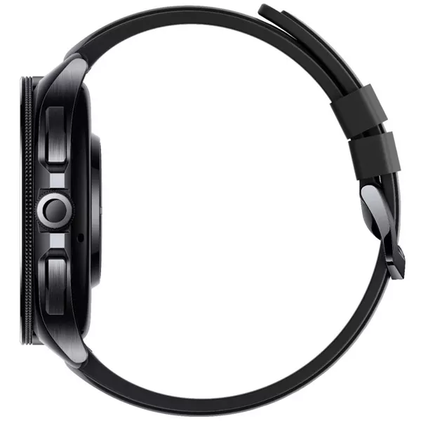 Xiaomi Watch 2 Pro fluorgumi szíjas fekete okosóra