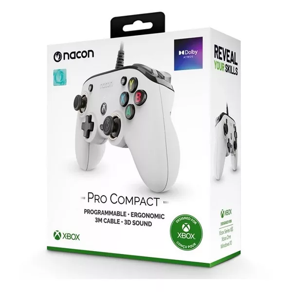 Nacon Pro Compact Xbox Series fehér kontroller style=