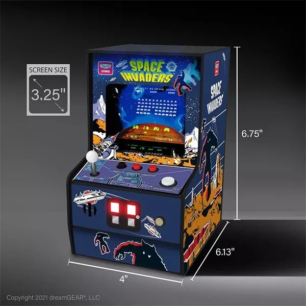 My Arcade DGUNL-3279 Space Invaders Micro Player Retro Arcade 6.75