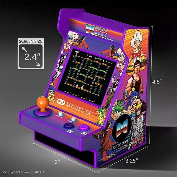 My Arcade DUGNL-4121 Data East 200+ Nano Player Retro Arcade 4.5