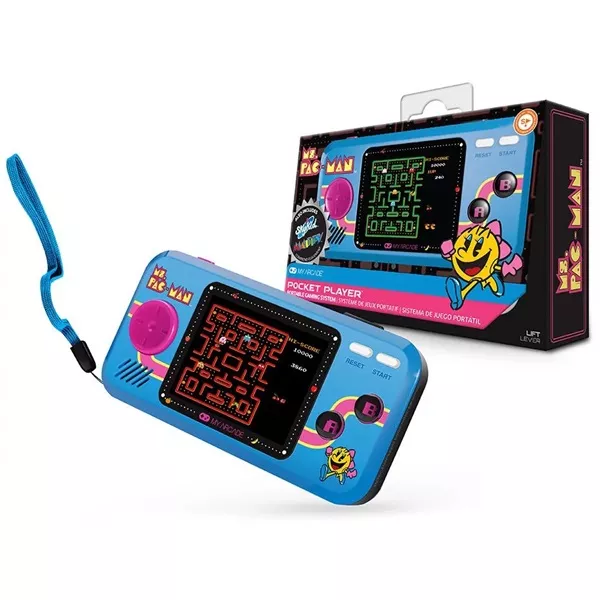 My Arcade DGUNL-3242 Ms. Pac-Man 3in1 Pocket Player hordozható kézikonzol style=