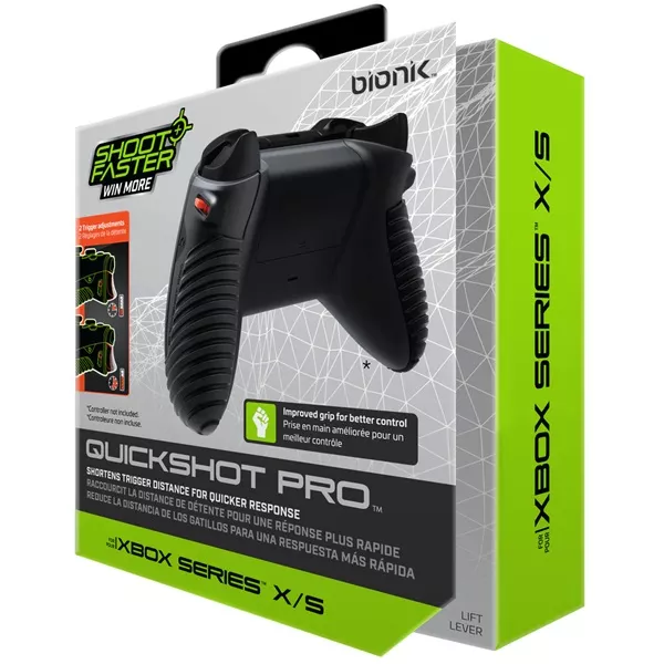 Bionik BNK-9073 Quickshot Pro Xbox Series fekete kontroller ravasz kiegészítőcsomag