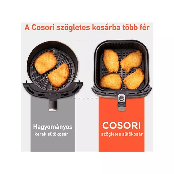 Cosori CP158-AF-RXW Premium fehér 5,5 L forrólevegős sütő