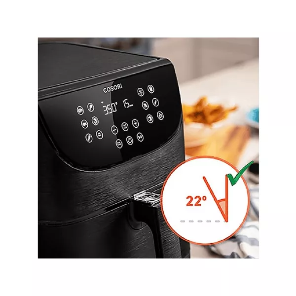 Cosori CS158-AF-RXB Premium Smart fekete 5,5 L forrólevegős sütő