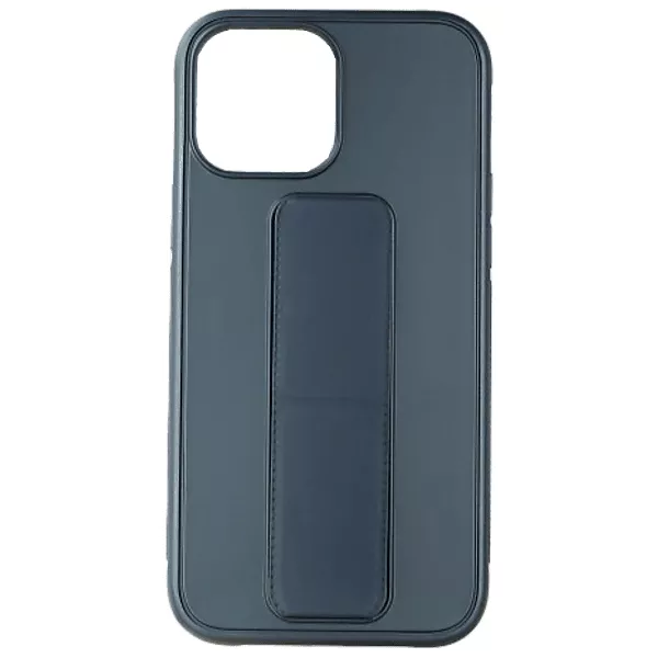 Cellect CEL-STANDIPH1467MDBL iPhone 14 Plus gumírozott kitámasztós sötétkék hátlap