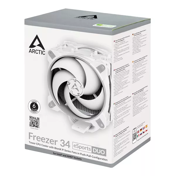 Arctic Freezer 34 eSports DUO szürke/fehér processzor hűtő
