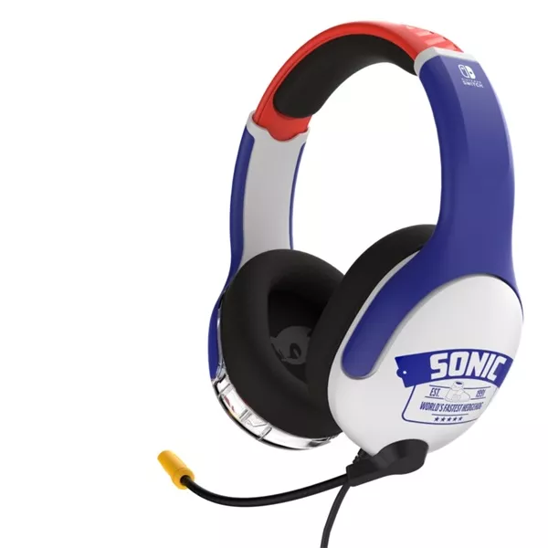PDP REALMz™ Nintendo Switch/OLED Sonic Go Fast Gamer vezetékes headset style=
