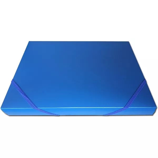 PF A4 3cm kék PP gumisbox