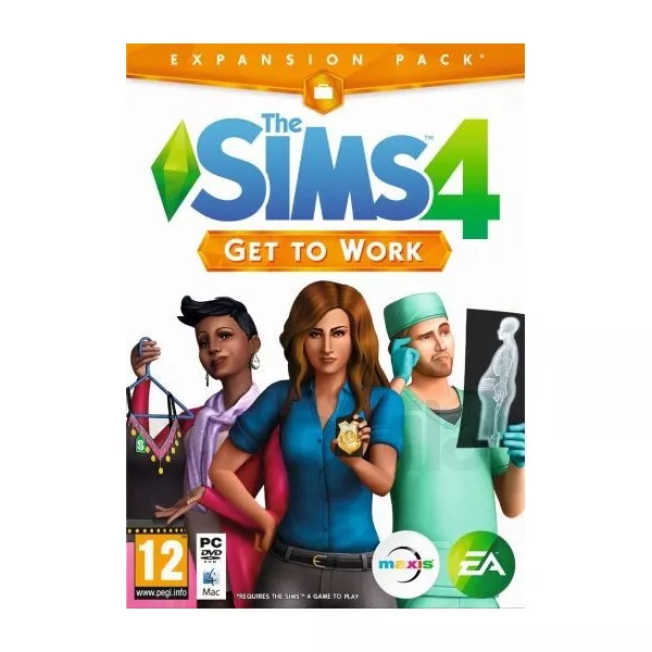 The SIMS 4 Get to Work PC játékszoftver